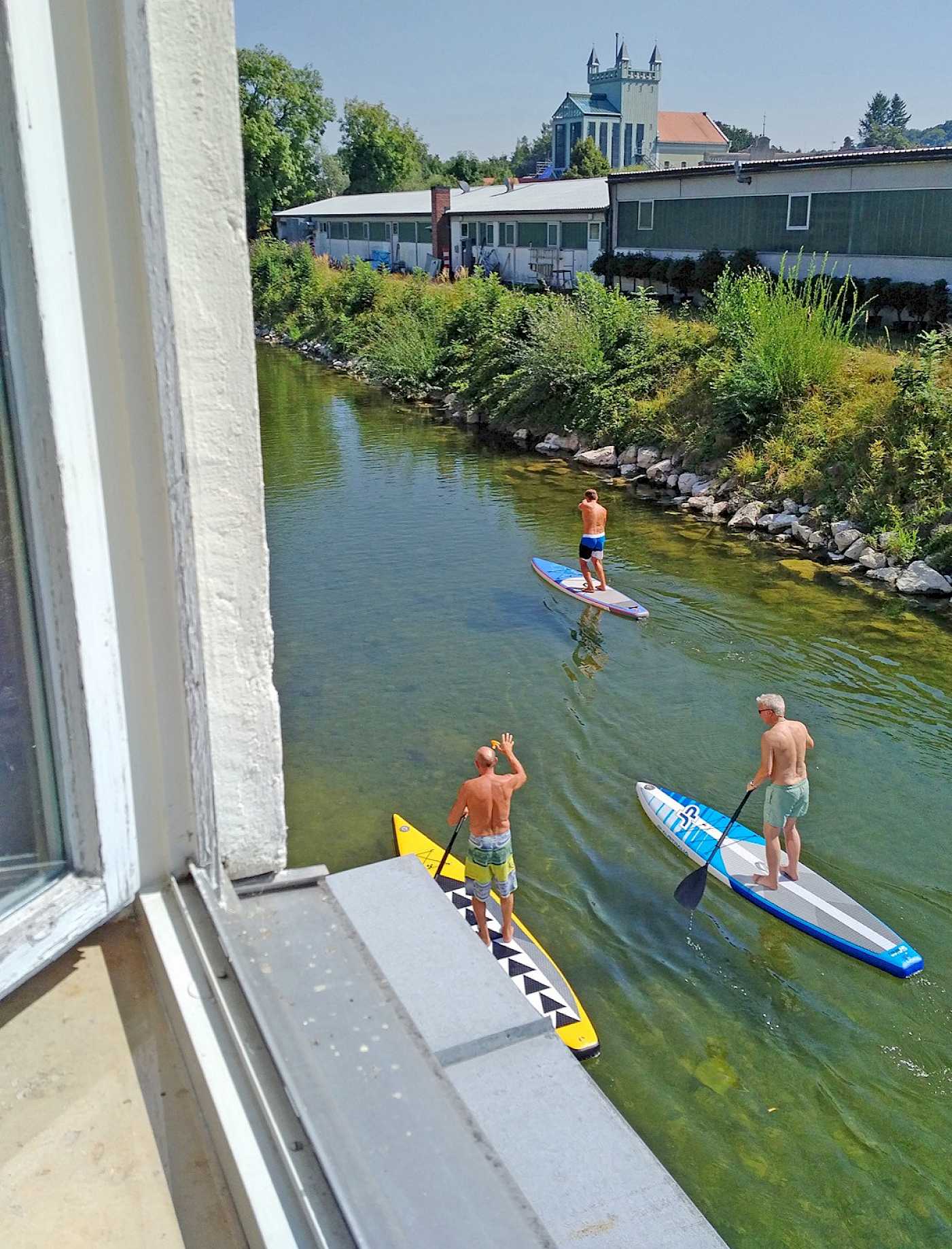 Blick aus dem Fenster